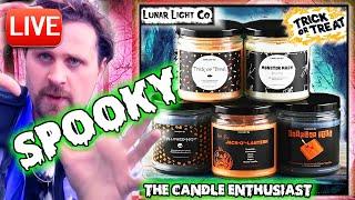 LIVE - UNBOXING Halloween Candles! - LUNAR LIGHT CO - FULL 2019 Collection - Reviews - HAUL