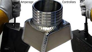 Two foot pedals and one TIG Button at a welding table - A VERY thorough comparison of the Three