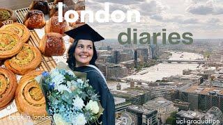 london diaries | back in my fav city + UCL graduation - a vlog