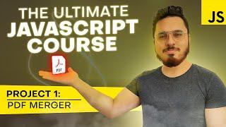 Project 1: PDF Merger WebApp Using JavaScript & Bootstrap | JavaScript Tutorial in Hindi #102