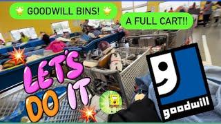 Let’s GO To New Goodwill Bins! Tons of Overflowing Bins! Come Thrift With Me For Resale! ++ HAUL