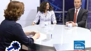 Nicolas Tavitian and Yildiz Onen hosted by ArmNews TV "Manramasner" program