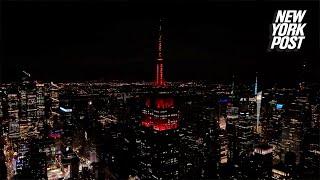 Liberals melt down after Empire State Building turns red for Trump victory