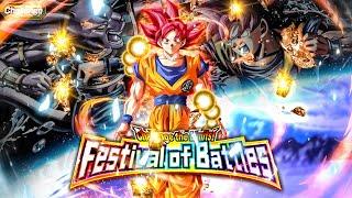 DOKKANFEST PHY GOD GOKU VS. CHALLENGE THE LIMITS! FESTIVAL OF BATTLES! (DBZ: Dokkan Battle)