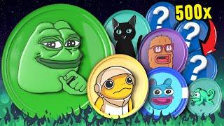 PEPE + Top 8 *BEST* Meme Coins to Make Millions