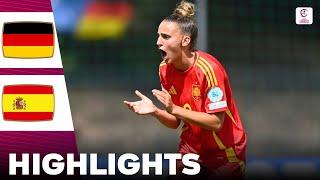 Spain vs Germany | Highlights | U19 Women's European Championship 21-07-2024