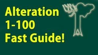 Alteration 1-100 Guide Skyrim Fastest way to level!