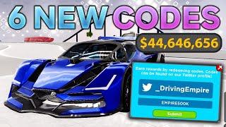 Driving Empire (NOVEMBER) CODES *UPDATE!* ALL NEW ROBLOX Driving Empire CODES!