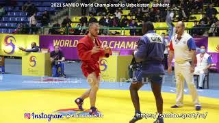 2021 SAMBO semifinal -98 kg KONOVALOV (RSF) - VANLIER (CMR) World Championship