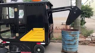 S20 Hydraulic Dumping Garbage Sweeper Website: www.gemeicleaning.com