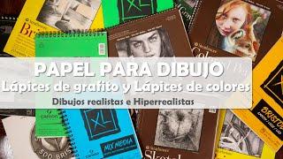 Qué papel usar para dibujar con colores | Qué papel usar para dibujos REALISTAS o HIPERREALISTAS