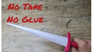 Paper Origami Dagger || Simple Paper Knife || How To Make Paper Knife ||