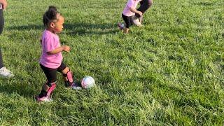 PENELOPE FIRST SOCCER PRACTICE!!!!!