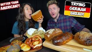 We Try Traditional GERMAN BREAD! *American Reacts*