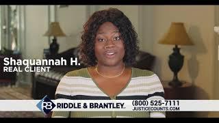 "Shaquanna's Story" | Riddle & Brantley Car Accident Lawyers in NC