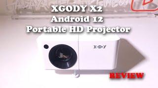 XGODY X2 Android 12 Portable HD Projector REVIEW