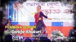 Gorkhe Khukuri Nepali Song Cover Dance By Florina Gogoi | at Teej festival, Rajapara