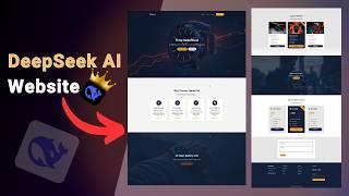 How To Use DeepSeek AI To Make A Landing Page Website [FREE CODE]