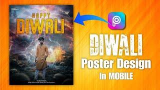 Diwali Photo editing in PicsArt | Diwali poster design in Telugu 2024 | AB creatings 148