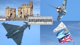 RAF TYPHOON DISPLAY 2024 - WITHENSEA BLUE LIGHT FESTIVAL (airshowvision)