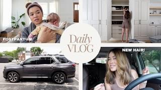 My honest postpartum journey (hair loss, baby blues, breastfeeding struggles) & life reset | VLOG