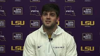 LSU QB Garrett Nussmeier interview, Ole Miss game-week