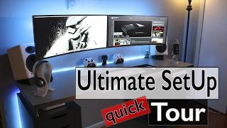 ULTIMATE Desk & Gaming Setup Tour 2017 - Room Tour 2017 | Wil Fresco