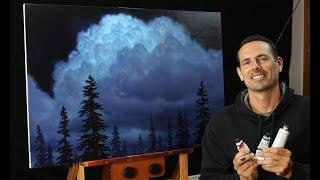 Use these 3 colors for an EPIC night sky palette for your paintings - Tim Gagnon