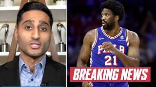 Shams BREAKING: Joel Embiid shoved columnist in locker room after 76ers fall to Grizzlies 124-107