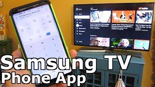 Samsung TV Phone App - How to Control Your TV with the Phone App as a Remote Control using WIFI