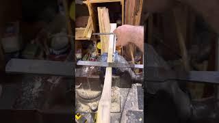 Simplified Ax orientation and alignment to an octagonal handle #ax #woodworking #axe #axes