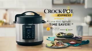 Amazing meals in minutes with Crockpot® Express Pressure Multicooker