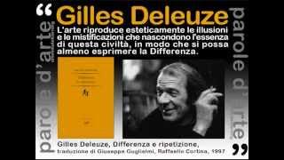 Gilles Deleuze, Differenza e ripetizione - Francesco Tadini video arte Spazio Tadini.wmv