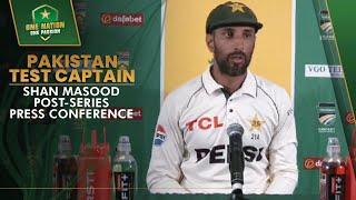 Pakistan Test captain Shan Masood post-series press conference | Pakistan vs South Africa | MA2A