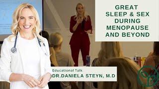 Live video of Menopause talk given by Menopause expert Dr. Daniela Steyn in Oakville, Canada