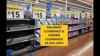 WALMART CLEARANCE & HIDDEN CLEARANCE DEALS! 50-85% OFF! RETAIL ARBITRAGE 2021!