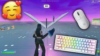 Chill ASMR 1v1 BUILD FIGHT Satisfying Fortnite Keyboard Sounds