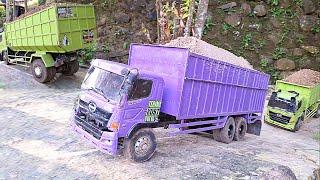 SANGAT MENGERIKAN Truk ENGKEL Hino 500 Truk Oleng TERBALIK TRUK PASIR Hino 500 Tronton Rc Handmade