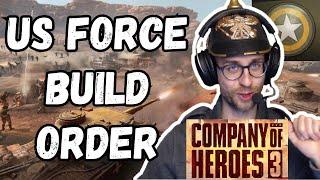 Company of Heroes 3 Build Order USF Guide Amerikaner