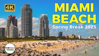 Miami Beach POV Walking Tour | Spring Break 2025 - 4K 60fps
