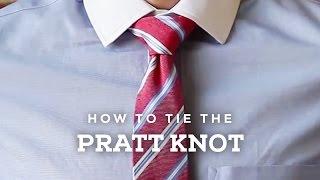 How to Tie A Perfect Pratt Necktie Knot