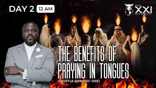 BENEFITS OF PRAYING IN TONGUES|APOSTLE DOMINIC OSEI |DAY 2 -12AM |MARRIAGE AND DESTINY FAST 2024|KFT