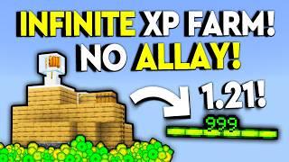 BEST 1.21 XP FARM NO ALLAY! Minecraft Tutorial - Infinite & Cheap!