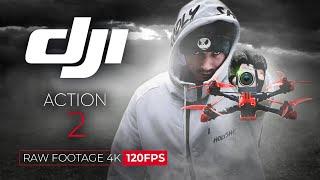 DJI OSMO ACTION 2 RAW FOOTAGE 4K 120fps