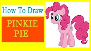 How to Draw a Pinkie Pie / Как нарисовать пони Пинки пай