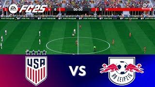 FC 25:  USWNT vs. RB LEIPZIG (w) | Nov 13, 2024 | Women's Friendly | PS5 Gameplay