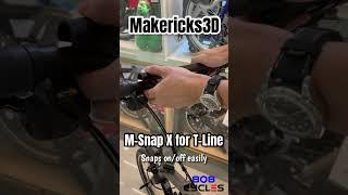Makericks3D M-Snap X (Carbon Fiber Black) for Brompton T-Line