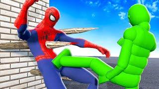 IMPALING Spiderman as a Ragdoll - Overgrowth Mods Gameplay