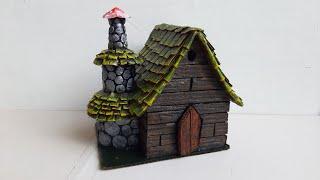 DIY Witch House Using Cardboard