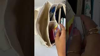Tote bags with compartments #totebags #unibag #bags #totebagaesthetic #schoolbag